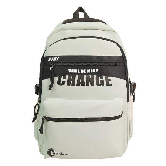 Lettering Tone Backpack Two