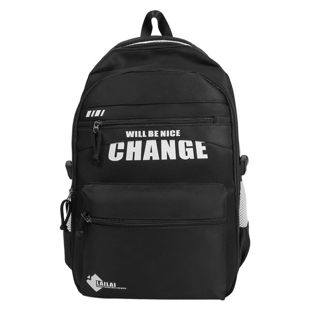 Lettering Tone Backpack Two