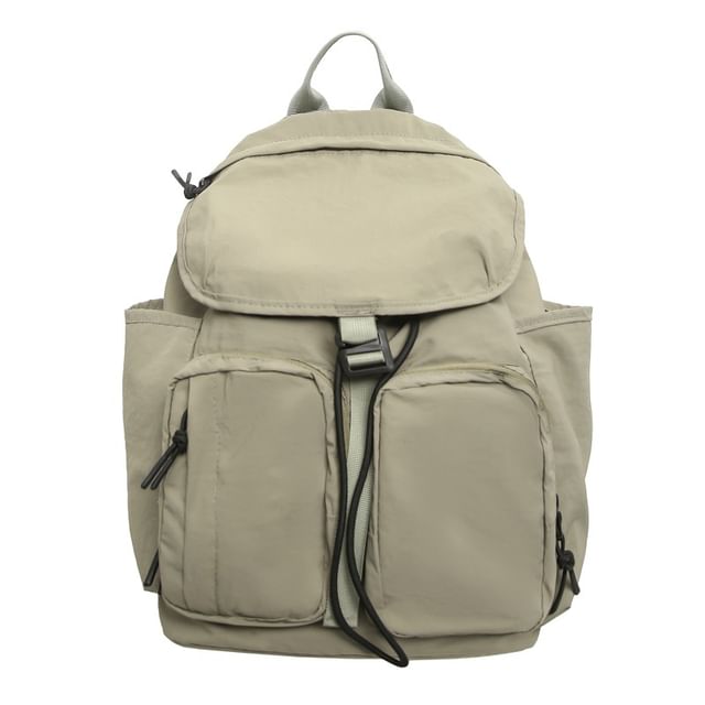 Plain Flap Backpack