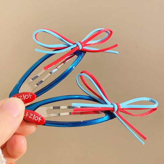 Hair Clip Set Bow