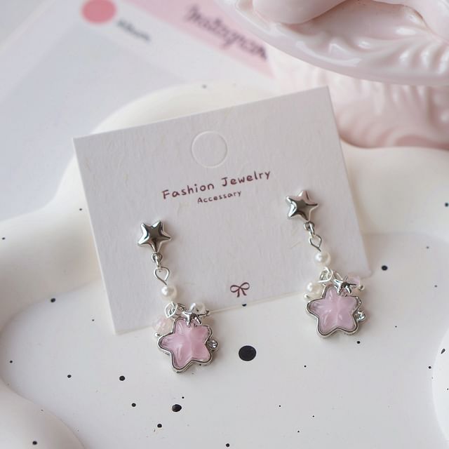 Star On Earring / Clip Dangle