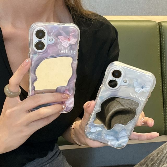 Phone Case Mirrored Butterfly