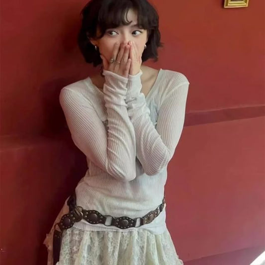 Leather Faux Studded Belt