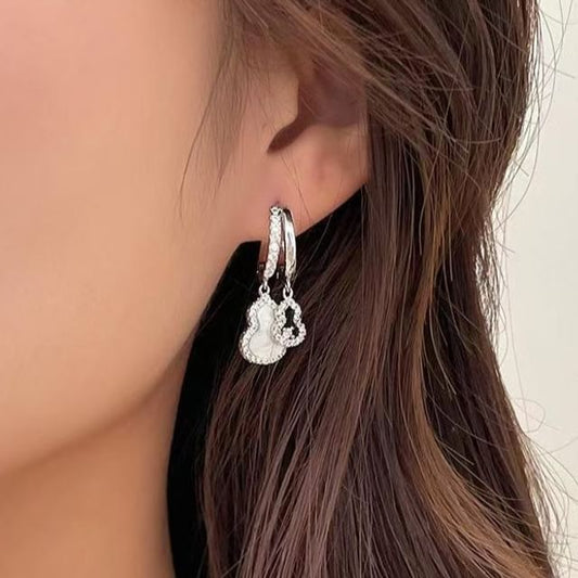 CZ Earring Calabash Hoop