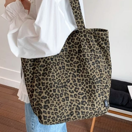 Leopard Bag Print Tote