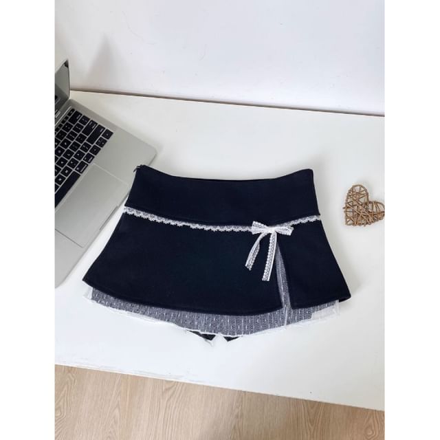 Skirt Overlay Mini Rise Low