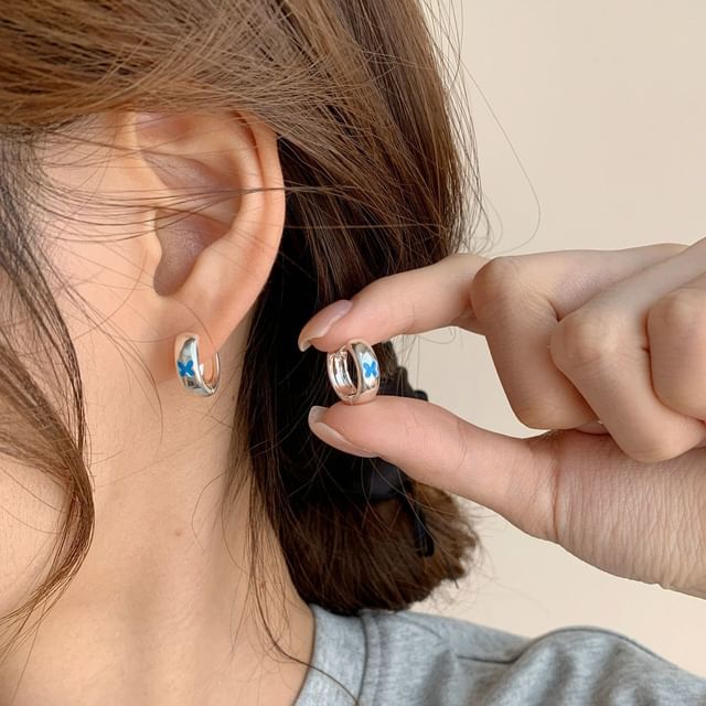 Hoop Butterfly / Earring Clip-On