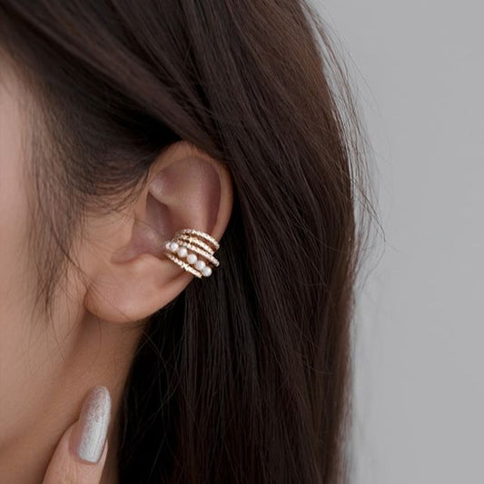 Pearl Ear Cuff Faux