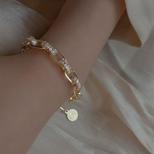 Chain Rhinestone Bracelet