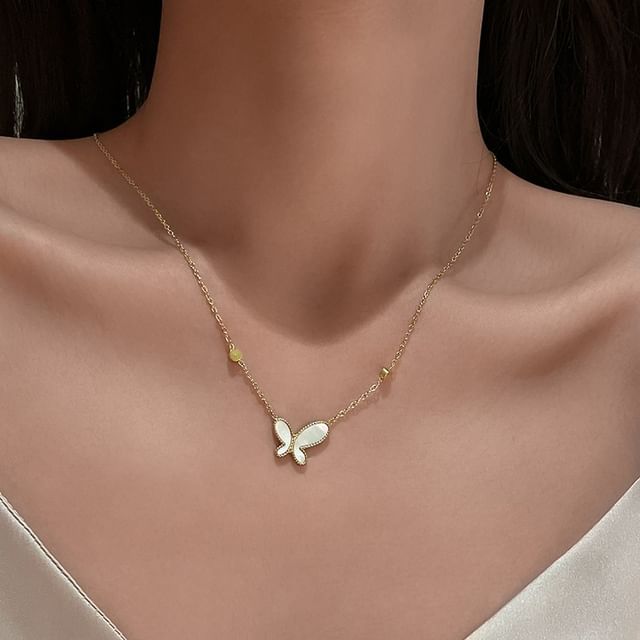 Necklace Pendant Butterfly