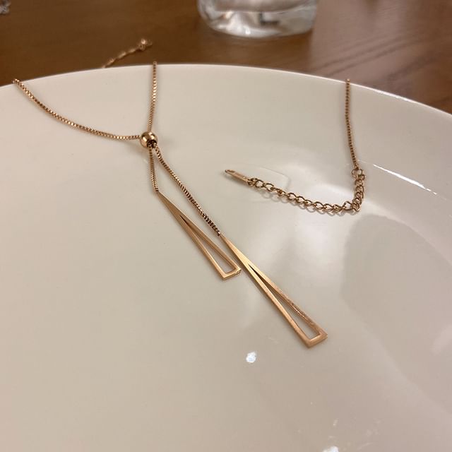 Necklace Pendant Triangle