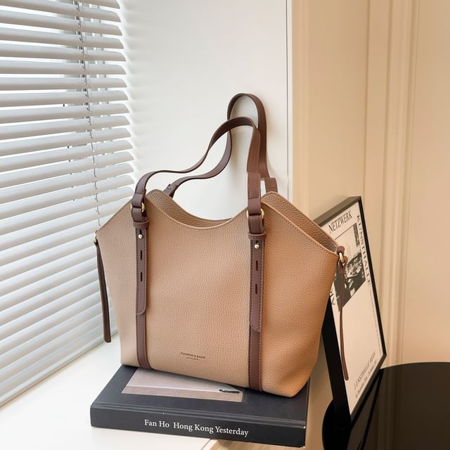 Bag Faux Tote Leather