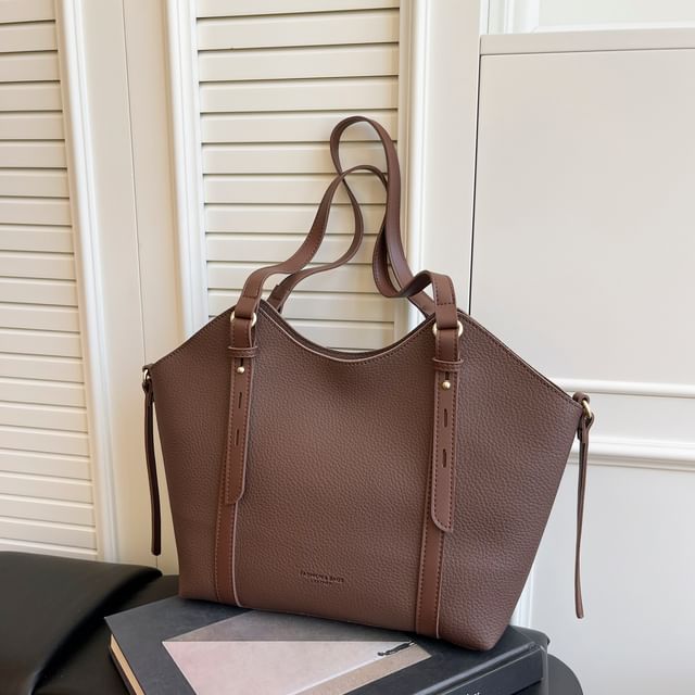 Bag Faux Tote Leather