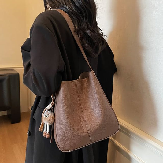 Faux Leather With Bag Pouch Shoulder