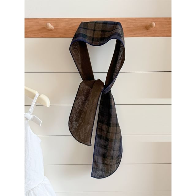 Reversible Scarf Plaid