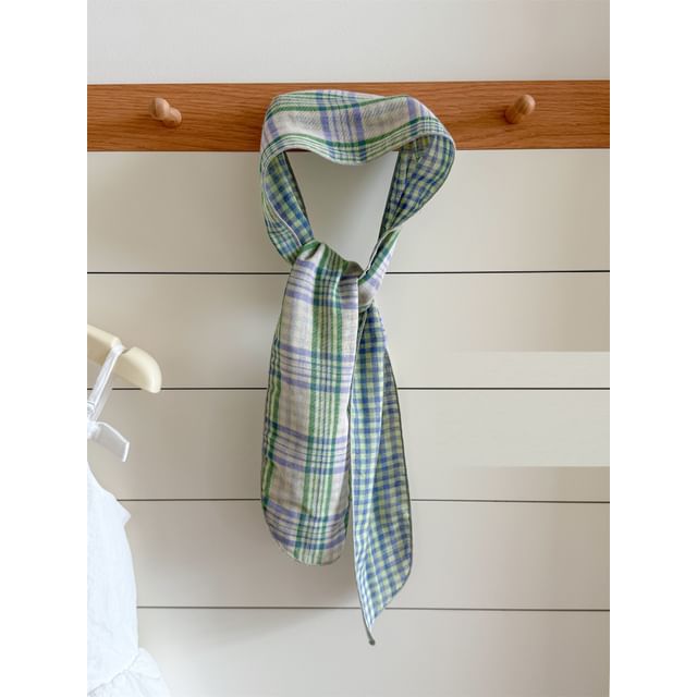 Reversible Scarf Plaid