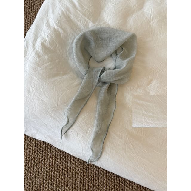 Scarf Sheer Floral Jacquard
