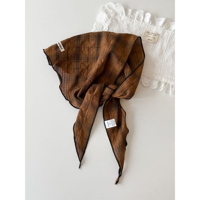 Plaid Headkerchief