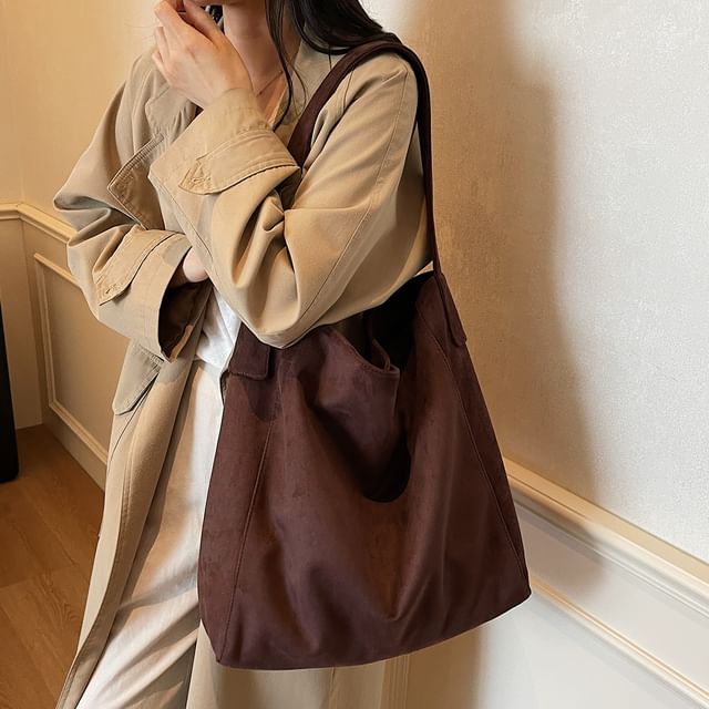 Tote Suede Faux Bag