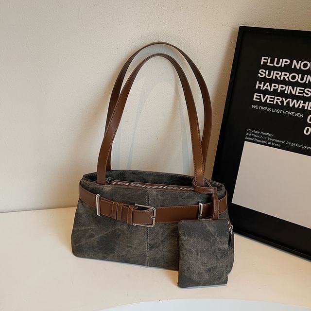 Bag Tote Pouch Belted With