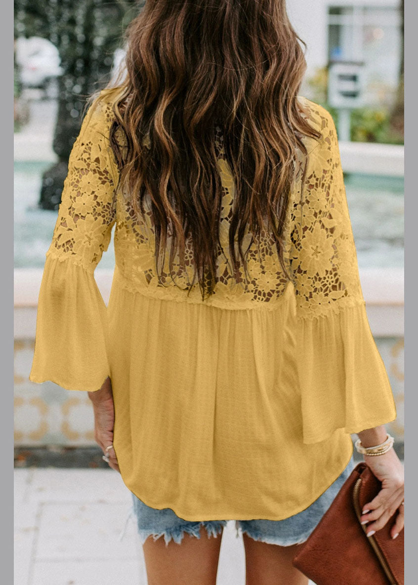 Neck Bracelet Yellow T V Sleeve Shirts
