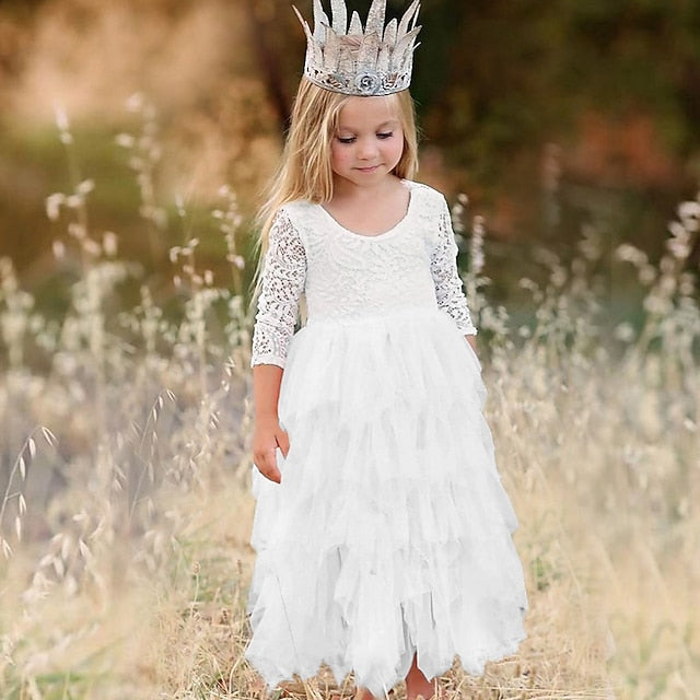 Girl Flower Girls' Dress Party Wedding