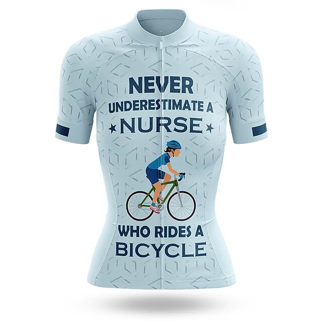 Women's Cycling Jersey Graphic Rainbow Unicorn Short Sleeve