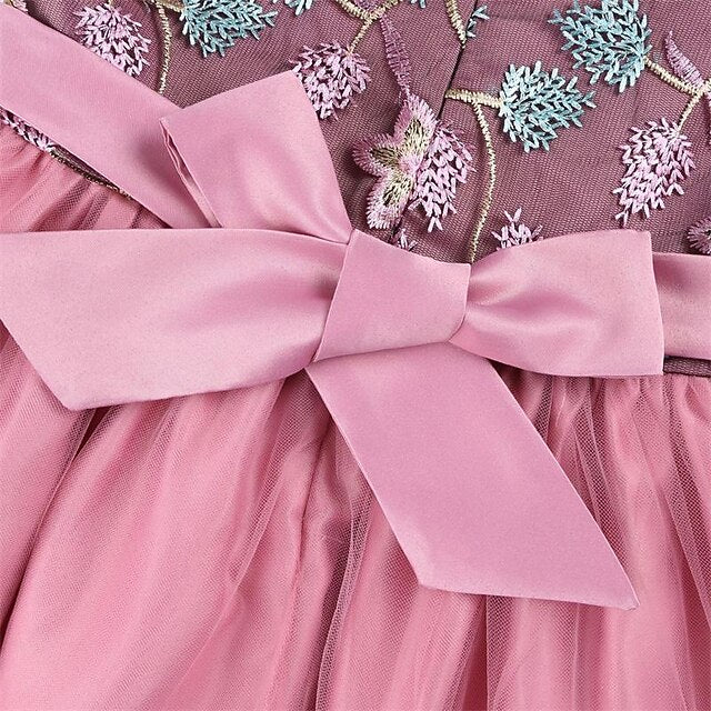 3D Dress Flower Girls' Girl Sleeveless Party