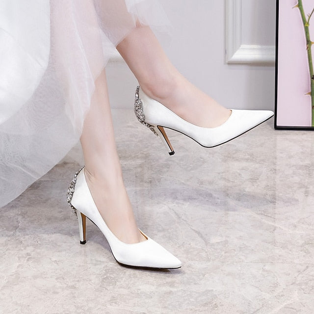 Bridesmaid Pumps Office Shoes Bridal Wedding Women's