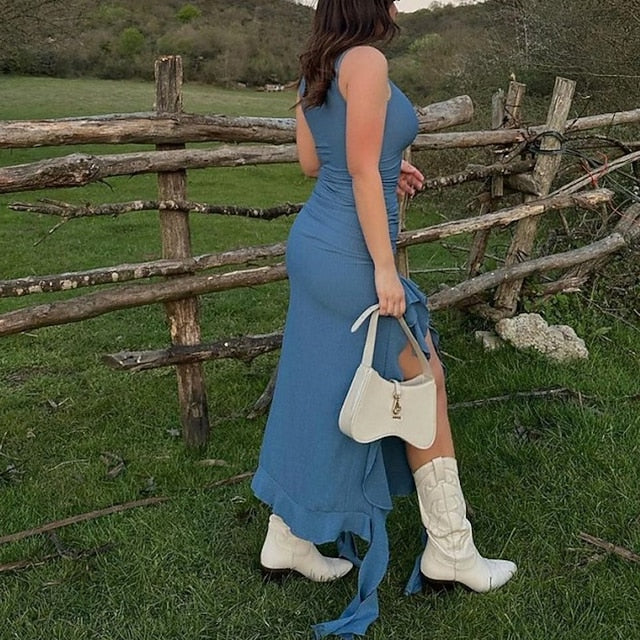 Women's Midi Dress Boho Dress Western Dress Fashion Modern