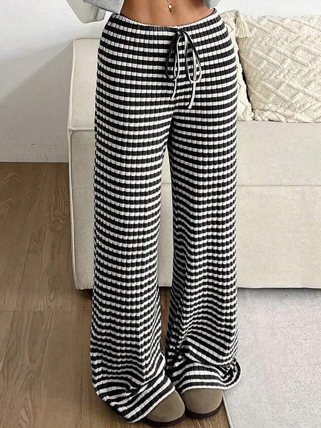 Women's Slacks Pants Trousers Streetwear Casual Full Length