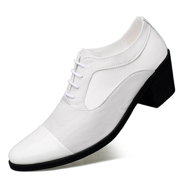 Formal Men's Shoes Stylish Leather – Patent Lace-Up