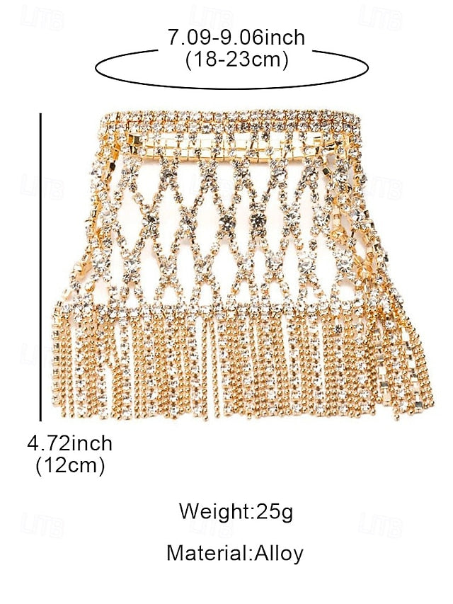 Women's Chain – Crystal Bracelet Hand Rhinestone Luxury