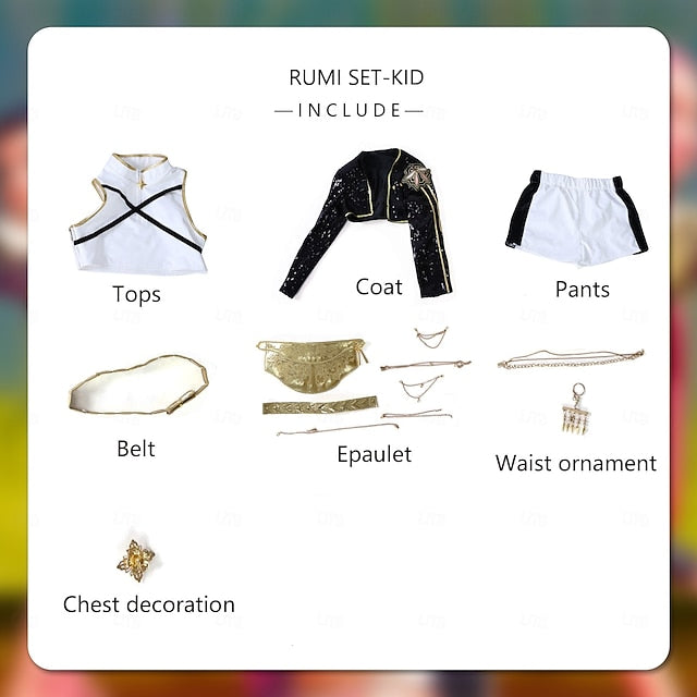 Korean Idol Inspired Pop Star Costume Fancy Dress Virtual Idol
