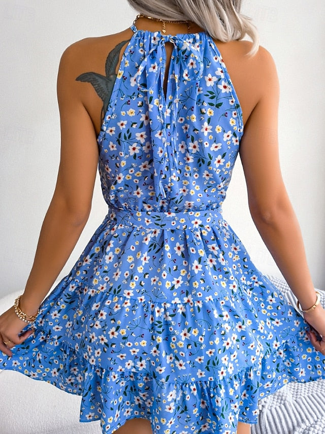 Women's Mini Dress Casual Dress Floral Dress Print Dress