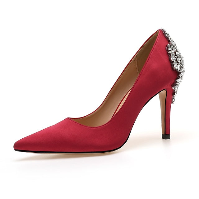 Bridesmaid Pumps Office Shoes Bridal Wedding Women's