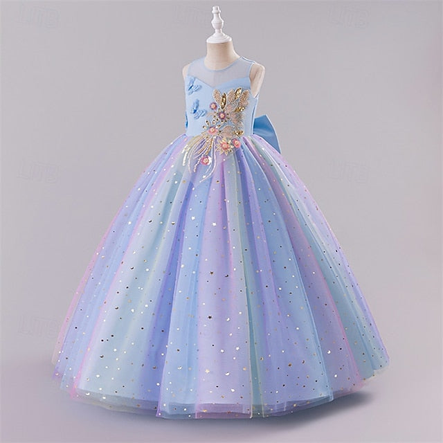 Girls' Princess Kid's Dress Girl Flower