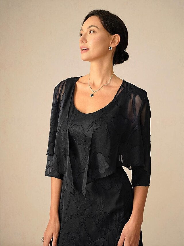 Women's Shrugs Solid Color Elegant Stylish Casual 3/4