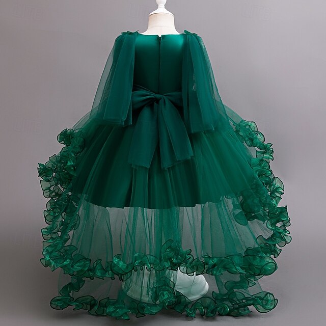Girls' Formal Flower Party Dress Girl Wedding