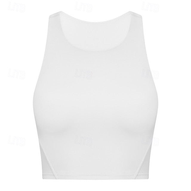 Women's Racerback  Bra Sports Tank Top Padded Sleeveless