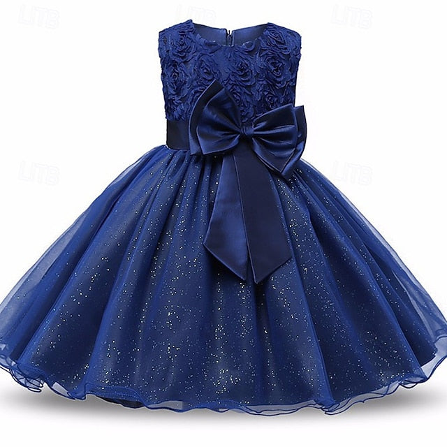 Princess Girls' Flower Dress Kid's Girl