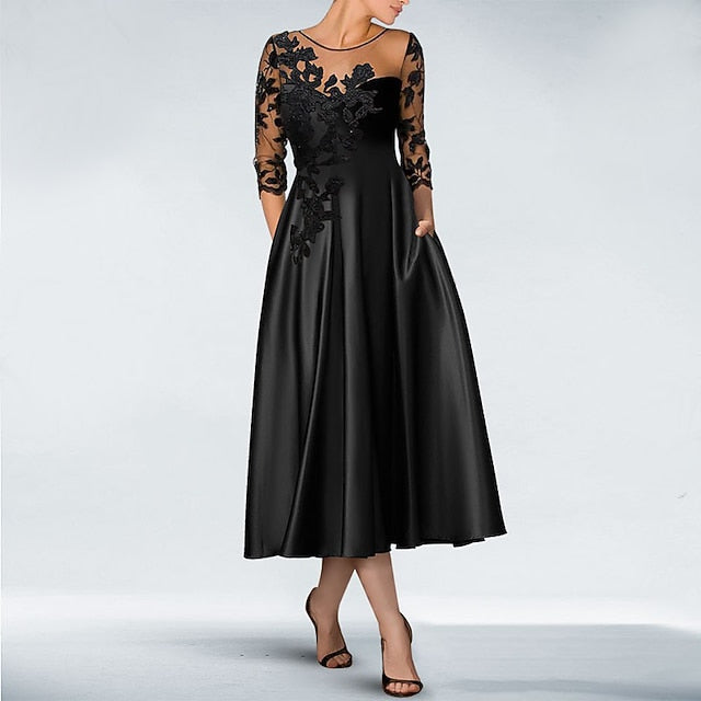 Wedding A-Line Knee Formal Guest Dresses Dress Elegant Cocktail
