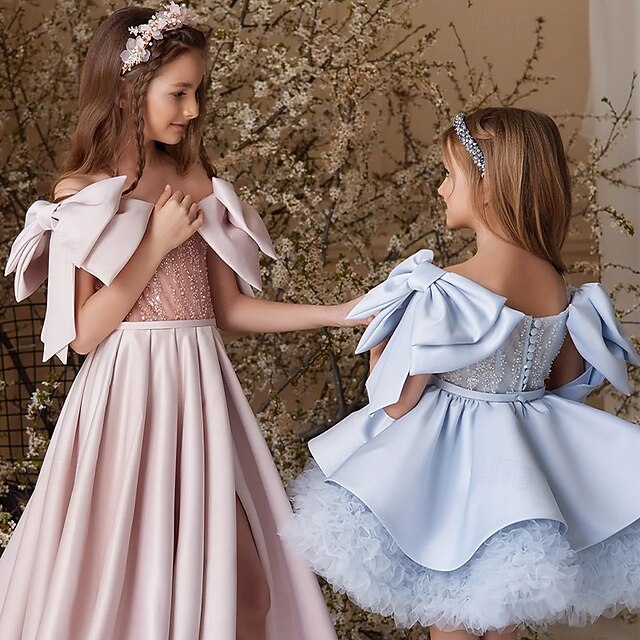 Flower Girl Gown Girls' Princess Dress Evening Formal