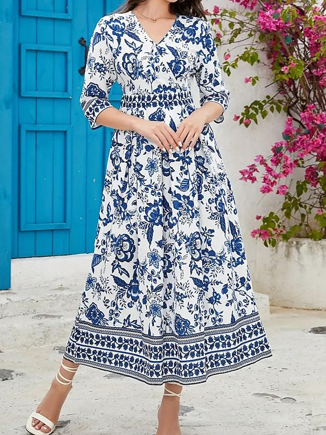 Women's Midi Dress A Line Dress Summer Dress Boho Dress