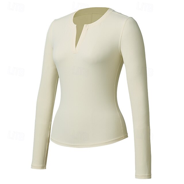 Women's Running T-Shirt Gym Shirt Sports Top Long Sleeve