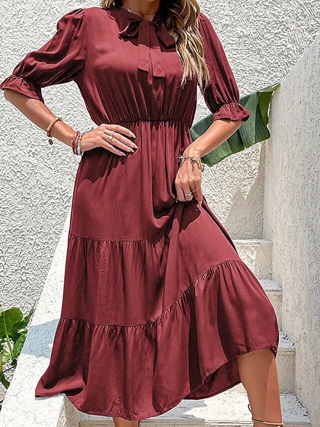 Women's Long Dress Maxi Dress Maxi Dress A Line Dress Basic