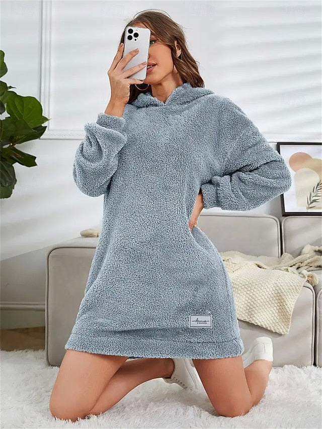 Women's Hoodie Dress Mini Dress Sheath Dress Vacation