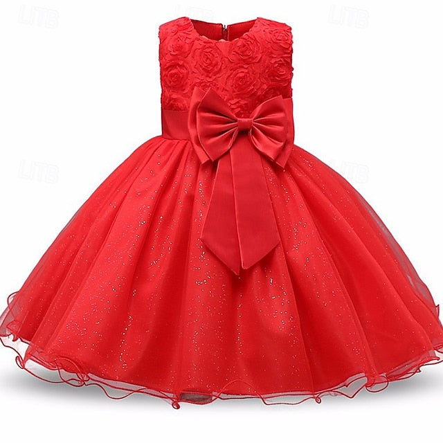 Princess Girls' Flower Dress Kid's Girl