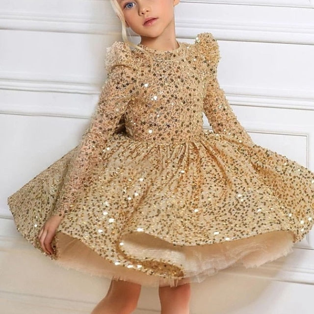 Girls' Dress Sequin A Little Party Kids Line