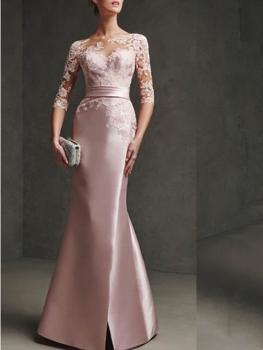 Bride Formal Evening Mother Mermaid Elegant the of Dress